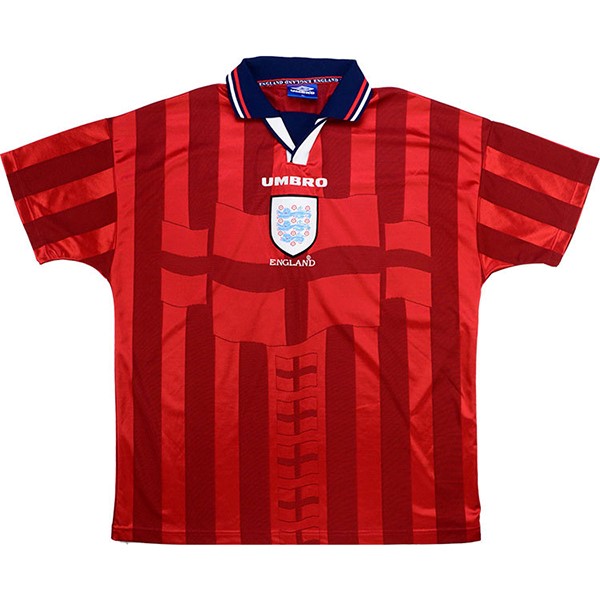 Camiseta Inglaterra Segunda equipación Retro 1998 Rojo